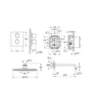 Душевая система скрытого монтажа Grohe Grohtherm 3000 Cosmopolitan (34408000) фото 5 Aquada.com.ua