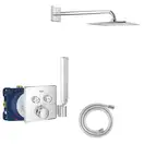 Душевая система скрытого монтажа с термостатом Grohe Cube (цвет - хром) (3450600A) фото 1 Aquada.com.ua