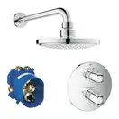 Душевая система скрытого монтажа с термостатом Grohe Grohtherm 1000 (34582000) фото 1 Aquada.com.ua