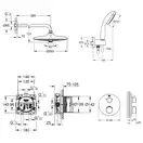 GROHE Набор скрытого монтажа для душа Grohtherm  (34614SC5)