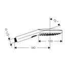 Душевая система скрытого монтажа Hansgrohe Raindance 300 цвет черный мат (2623815763MB) фото 4 Aquada.com.ua