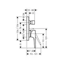 Душевая система скрытого монтажа Hansgrohe Raindance 300 (цвет - чёрный матовый) (2623832545MB) фото 2 Aquada.com.ua