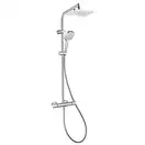 HANSGROHE My Select Showerpipe 240 душевая система с термостатом, белый/хром (26764400) фото 1 Aquada.com.ua
