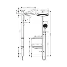 Hansgrohe Rainfinity Душевая система 360 1jet, Matt White (26842700)