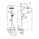 Душевая система Hansgrohe Crometta S 240 1jet (цвет - хром) (26875000) фото 2 Aquada.com.ua
