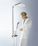 Душевая система с термостатом Hansgrohe Raindance S Showerpipe 360 1jet (цвет - хром/белый) (27112400) фото 2 Aquada.com.ua