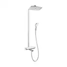 Душевая система с термостатом Hansgrohe Raindance E Showerpipe 360 1jet (цвет - хром/белый) (27113400) фото 1 Aquada.com.ua