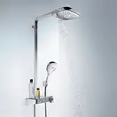Душова система Hansgrohe Raindance Select E Showerpipe 300 2jet, хром (27126000)