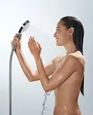 Душевая система с термостатом Hansgrohe Raindance Select S Showerpipe 240 2jet (цвет - хром) (27129000) фото 4 Aquada.com.ua