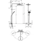 Hansgrohe Raindance Select S 240 Душевая система, хром (27129000)