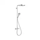 Душевая система с термостатом Hansgrohe Raindance Select S Showerpipe 300 2jet (цвет - хром/белый) (27133400) фото 1 Aquada.com.ua