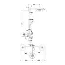 Душевая система с термостатом Hansgrohe Raindance S Showerpipe (цвет - хром) (27145000) фото 3 Aquada.com.ua
