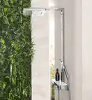 Душевая система с термостатом Hansgrohe Rainmaker Select Rainmaker Select 420 2jet Showerpipe (цвет - хром/белый) (27168400) фото 2 Aquada.com.ua