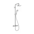 Hansgrohe Croma E Showerpipe Select 180 2jet, хром/білий (27256400)