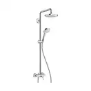Hansgrohe Croma E Showerpipe 180 2jet Душевая система, хром/белый (27258400)