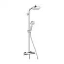 HANSGROHE Душевая система с термостатом Crometta 160 Showerpipe (27264400) фото 1 Aquada.com.ua