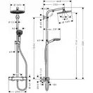 Душевая система Hansgrohe Crometta S240 1jet, хром (27267000)