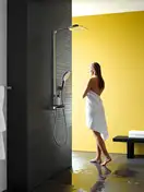 Душевая система с термостатом Hansgrohe Raindance E Showerpipe 360 1jet с ShowerTablet Select 300 (цвет - хром) (27288000) фото 2 Aquada.com.ua