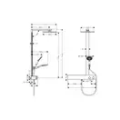 Душевая система с термостатом Hansgrohe Raindance E Showerpipe 300 1jet с ShowerTablet 600 (цвет - хром) (27363000) фото 3 Aquada.com.ua