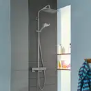 Душевая система с термостатом Hansgrohe Croma E (цвет - хром) (27630000) фото 3 Aquada.com.ua