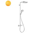 HANSGROHE Душевая система 240 1jet P, Powder Rain, с термостатом, хром Raindance Select S Showerpipe (27633000) фото 1 Aquada.com.ua