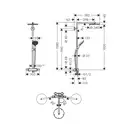 Hansgrohe Raindance Select S 3jet Душевая система, черный (27633670)