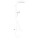 Душевая система с термостатом Hansgrohe Raindance Select S Showerpipe 240 1jet PowderRain (цвет - белый матовый) (27633700) фото 2 Aquada.com.ua
