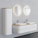 Зеркало с LED подсветкой версия «sensor» Duravit Happy D.2 Plus Ø 70 см (HP7480S0000) фото 2 Aquada.com.ua