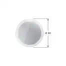 Зеркало с LED подсветкой версия «sensor» Duravit Happy D.2 Plus Ø 90 см (HP7481G0000) фото 5 Aquada.com.ua