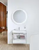 Зеркало с LED подсветкой версия «icon» Duravit Happy D.2 Plus Ø 90 см (HP7486G0000) фото 5 Aquada.com.ua
