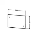 Настенное зеркало с подсветкой Duravit L-Cube (LC73820000) фото 3 Aquada.com.ua