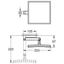 Косметичне дзеркало Grohe Selection Cube (40808000)