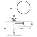 Дзеркало косметичне, Grohe Selection (41077000)