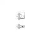 Гачок для халата Grohe Selection Cube (40782000)