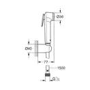 Гігієнічний душовий набір Grohe Tempesta-F Trigger Spray (26353000)