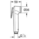 Grohe Tempesta-F Trigger Spray Лійка для душу, хром (27512001)