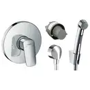 Набор смесителей для гигиенического душа Hansgrohe (цвет - хром) (3В161218) фото 1 Aquada.com.ua