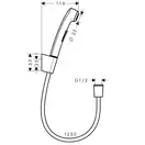 Набор для гигиенического душа Hansgrohe Focus (цвет - хром) (3196000S) фото 3 Aquada.com.ua
