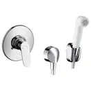 HANSGROHE Набор для гигиенического душа скрытого монтажа 2 (цвет - хром/белый) (32127111) фото 1 Aquada.com.ua