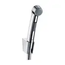 Гігієнічний душ Hansgrohe зі шлангом 1.2 м і власником, чорний матовий хром (32129340)