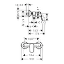 Набор для гигиенического душа Hansgrohe Logis (цвет - хром) (7160000S) фото 4 Aquada.com.ua