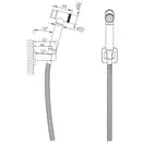 IMPRESE GRAFIKY набор с гигиеническим душем, хром (ZMK061901121) фото 2 Aquada.com.ua