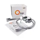 Набір для гігієнічного душу зі змішувачем Qtap Inspai-Varius CRM V00440501 (QTINSVARCRMV00440501) фото 3 Aquada.com.ua