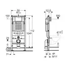 Инсталляция Geberit Duofix (3-в-1) в комплекте с клавишей Sigma 01, хром/глянцевый (111.300.00.5+156.050.00.1+111.815.00.1+115.770.21.5) фото 2 Aquada.com.ua