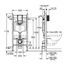 Grohe Rapid SL Система инсталляции (38528001)