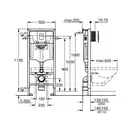 Grohe Rapid SL Система инсталляции 3 в 1, хром (38772001)