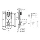 Grohe Rapid SL 3 в 1 Инсталляция для унитаза (3884000G)