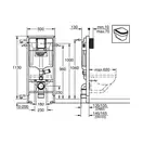 GROHE  RAPID SL инсталляция для подвесного унитаза (39002000) фото 2 Aquada.com.ua