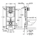 Система інсталяції для унітазу Grohe Rapid SL 3 в 1 (39503000)
