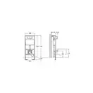 Инсталяция для унитаза Roca PRO + кнопка хром (A890090020+A890096001) фото 2 Aquada.com.ua